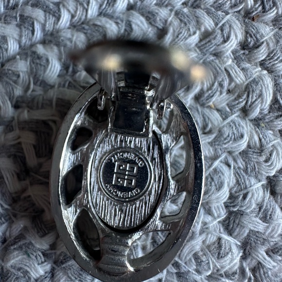 Givenchy Mother of Pearl Silver Earrings - Picture 6 of 6